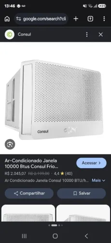 Vendo esse ar condicionado semi novo