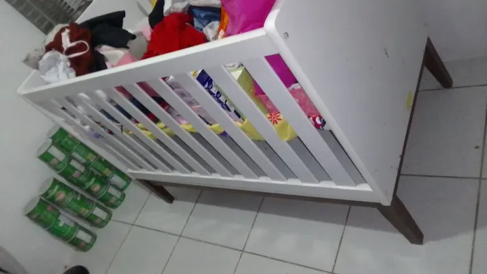 Berço americano,vira cama 
