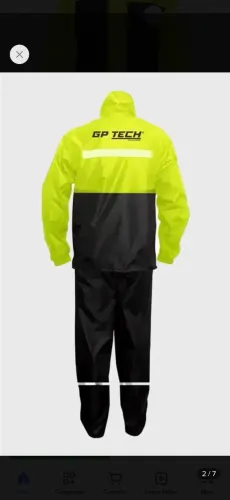  capa de chuva para motociclista GP tech tem GG