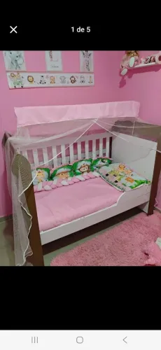 Vende-se berço cama com colchão