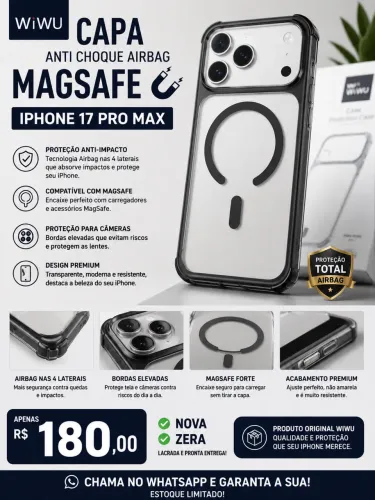 Capa de iphone 17 pro max