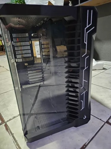 Gabinete Rise Mode Galaxy Glass Black + 4 Fans