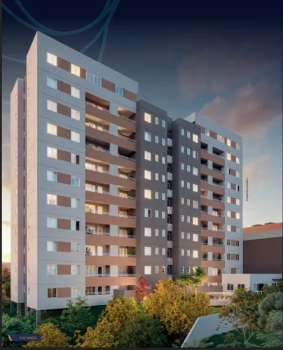 Apartamento 2 Quartos c/ Suíte e Varanda | 9º Andar | 54,89m²