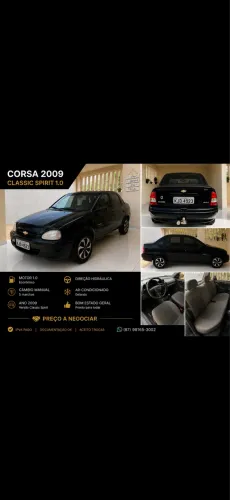 Chevrolet Corsa SED Class.spirit 1.0/1.0 Flexpower (álcool) 2009