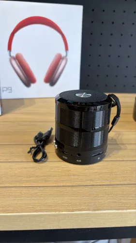 Mini caixinha de som Bluetooth/ Rádio Fm