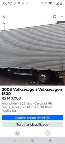 Caminhão 3/4 VW 5.140 ótimo