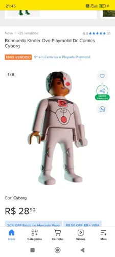 Cyborg, Robin, Batman- Kinder ovo