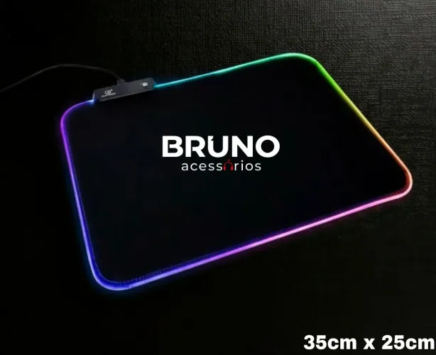 Mousepad Gamer rgb 35x25cm