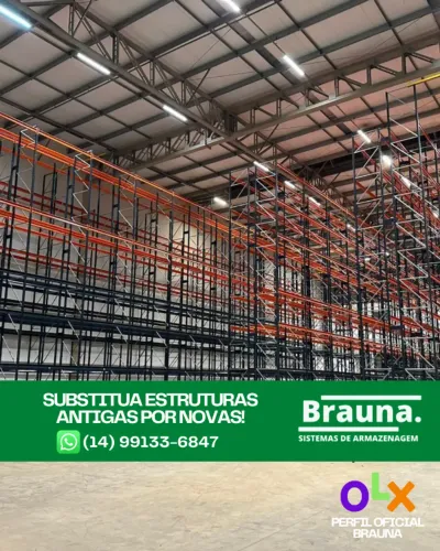 Sistema Porta Paletes Industrial - Todo Brasil