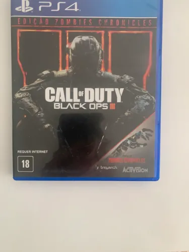 Jogo Call of Duty Black Ops 3 Edição Zombies Chronicles para ps4