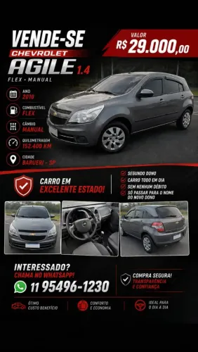 Chevrolet Agile LT 1.4 MPFI 8V Flexpower 5P 2011