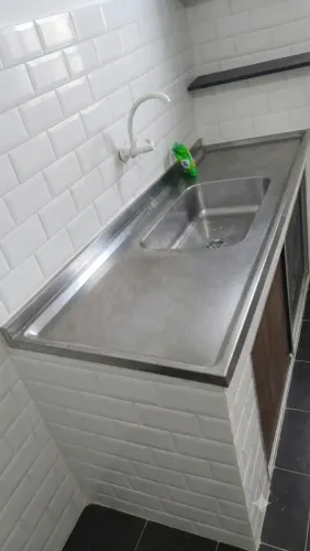 PIA EM INOX 1,60 x 0,55