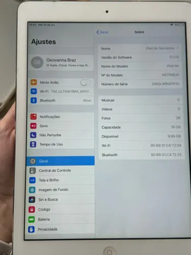 Vendo ipad air