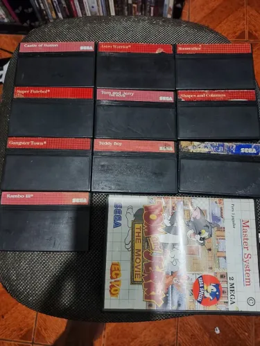 Lote 11 jogos de master System games sms