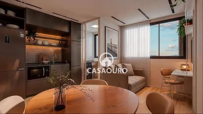 Apartamento com 1 dormitório à venda, 35 m² - Serra - Belo Horizonte/MG
