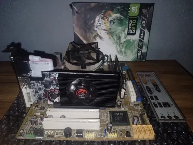 Kit Upgrade Placa Mãe + Placa de Vídeo- PC semi-pronto!