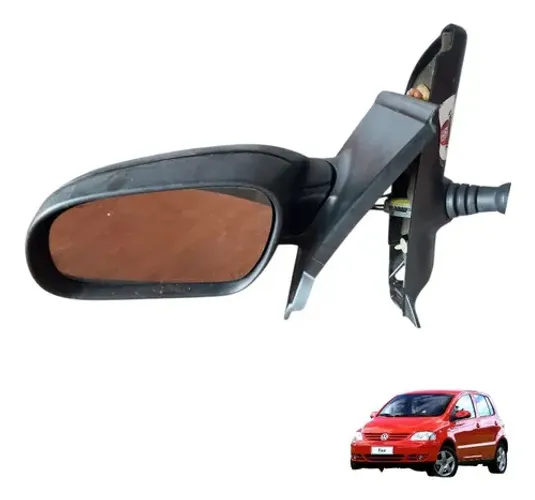 Retrovisor Lado Esquerdo Controle Vw Fox 1.0 2005 2006
