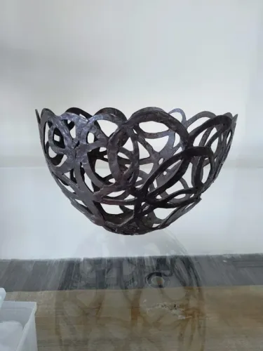 Floreira de metal