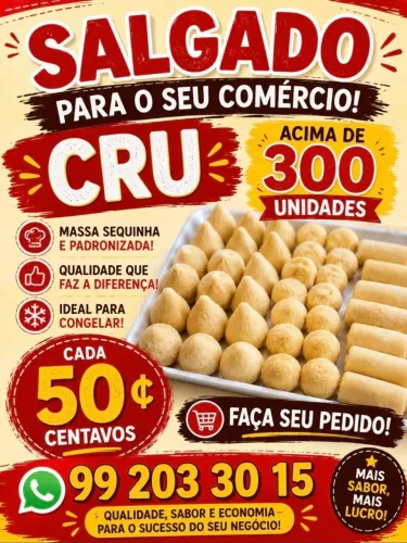 Salgado 0.50 centavos  variados 