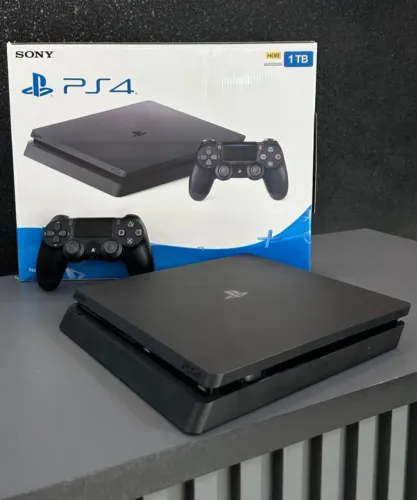 Ps4 slim 1tb de armazenamento lacre de fábrica