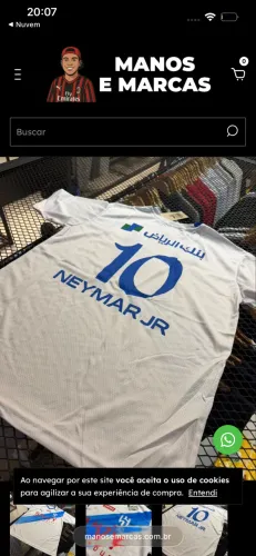 Camiseta de time