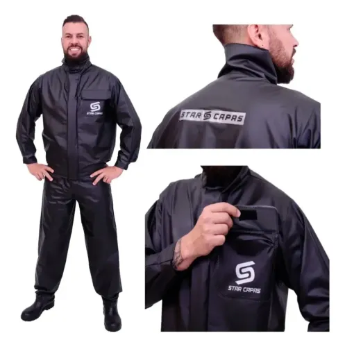 Capa de chuva de motoqueiro