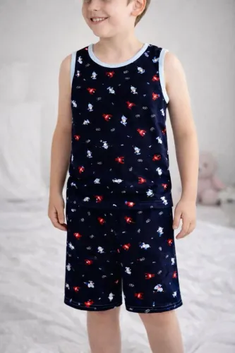 Pijama Infantil em Suede 