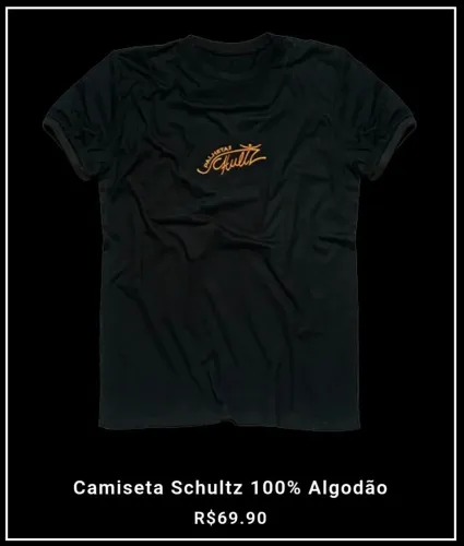 Camiseta Schultz 100% Algodão