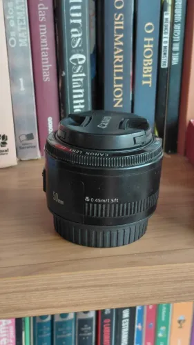 Lente canon 50mm full frame 1.8 EF