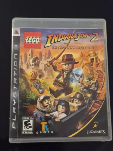 Jogo Lego Indiana Jones 2 PS3 Mídia Física Original Impecável Usado
