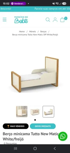 Berço minicama