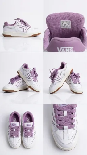 Vans Upland Branco e Rosa original