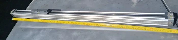 Atuador cilindro pneumático sem haste k25 x1m