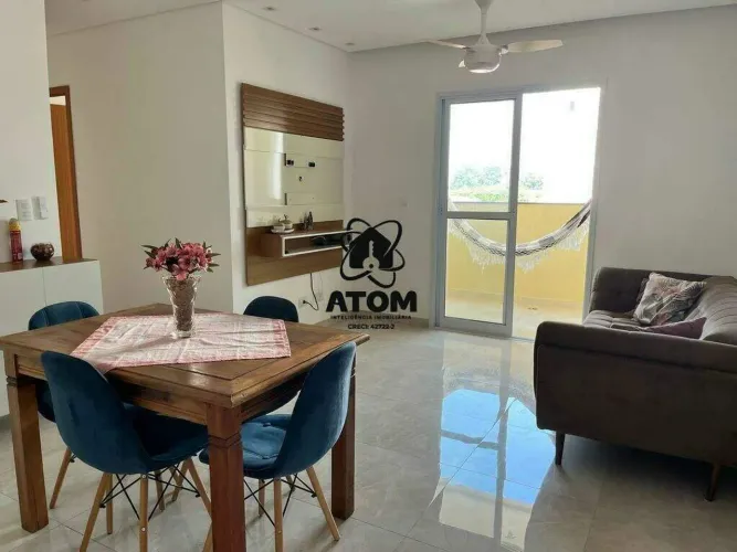 Apartamento com sacada gourmet à venda localizado no Portal da Mantiqueira
