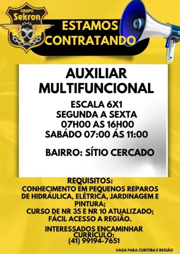 Auxiliar Multifuncional