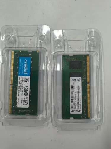Memória Ram 8 e 4 gb
