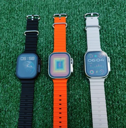 Smartwatch T10 ultra2 com três pulseiras