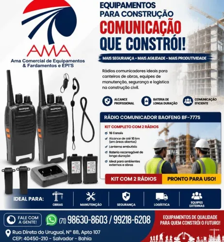 Rádio Comunicador para Empresas