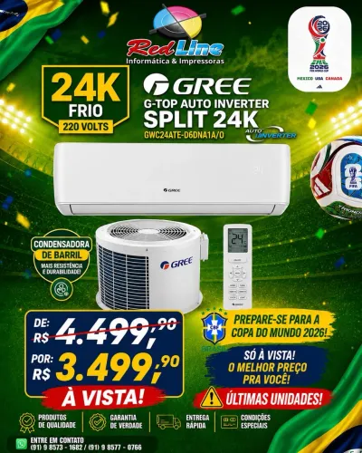 Ar condicionado 24 Btus