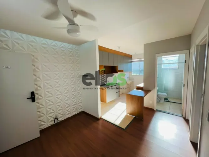 Apartamento NOVO com 02 dormitórios, COZINHA PLANEJADA, 2º andar, lazer completo, 47m² à v