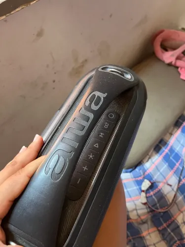 Caixa de som bombox aiwa