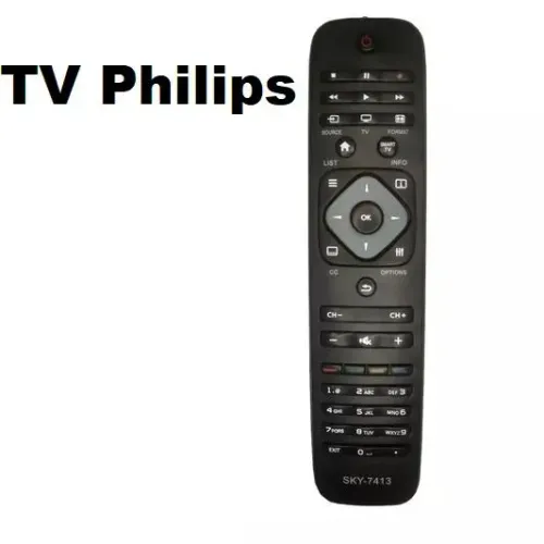 Controle Remoto Compativel Para Philips Sky-7413 Novo Promoção