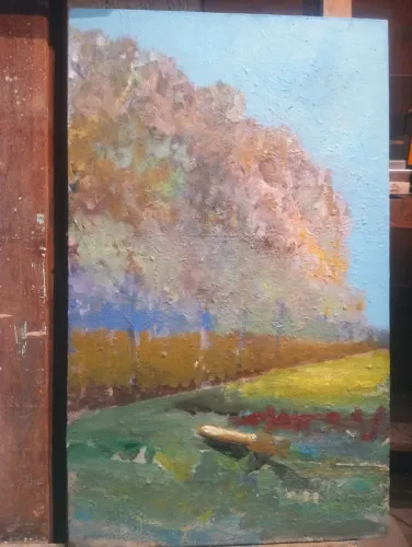 Quadro paisagem da Luzia