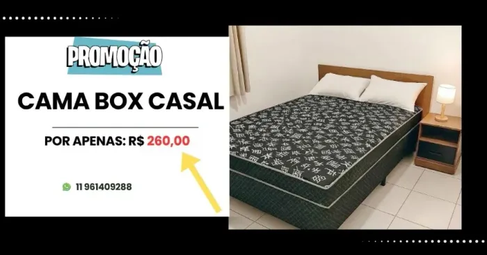 cama box casal (promoç