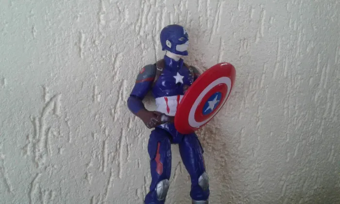 Boneco Capitão América Marvel Vingadores Colecionável Geek 