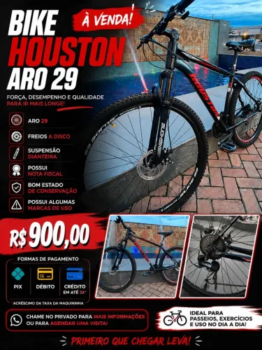 Venda-se bicicleta Houston Aro 29