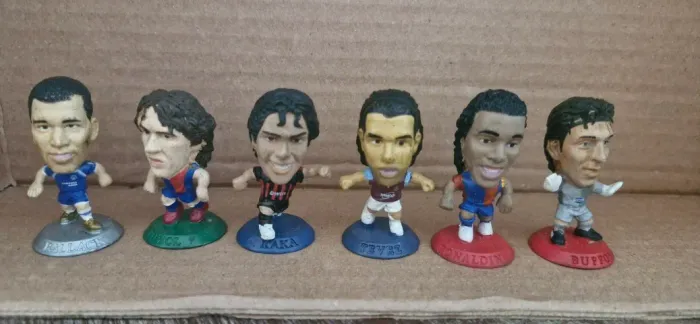 Mini craques Jogadores Microstars 5cm, nacionais e internacionais