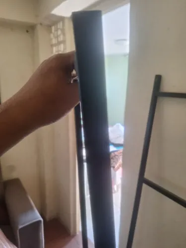 Parte de suporte para arrara de roupa de ferro