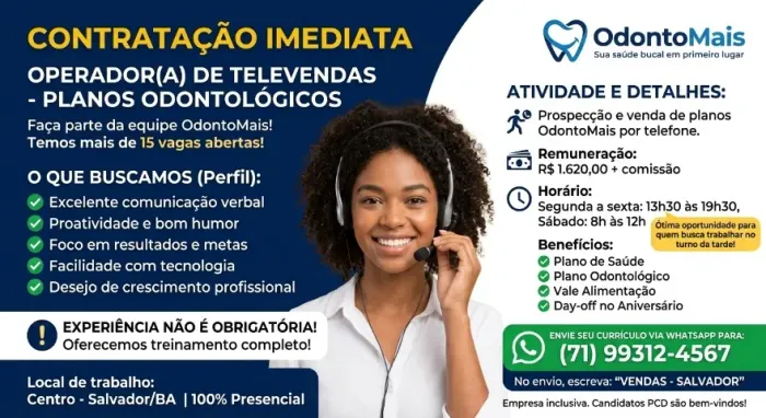 Vaga de Emprego Fortaleza