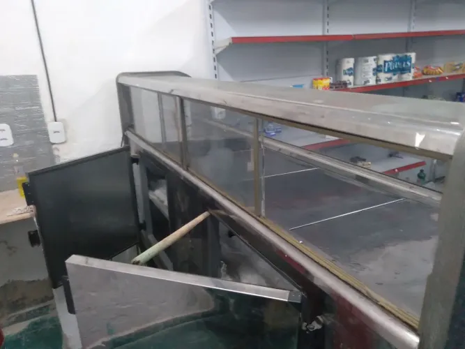prateleiras e freezer top